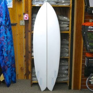 QUAD FISH 5'8" CLEAR SANDED - Image 3