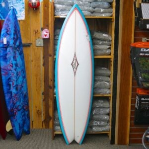ROCKET FISH 5'10" AQUA/RED - Image 2