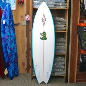 ROCKET FISH 5'10" AQUA/RED - Image 3