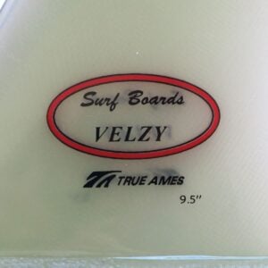 VELZY NOSERIDER FIN 9.5" CLEAR - Image 4