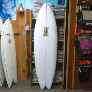 QUAD FISH 6' 6" CLEAR SANDED - Image 1