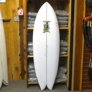 QUAD FISH 5' 4" CLEAR SANDED - Image 1